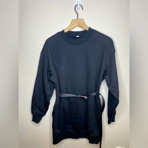 Adorable Cityscape Sweatshirt Dress